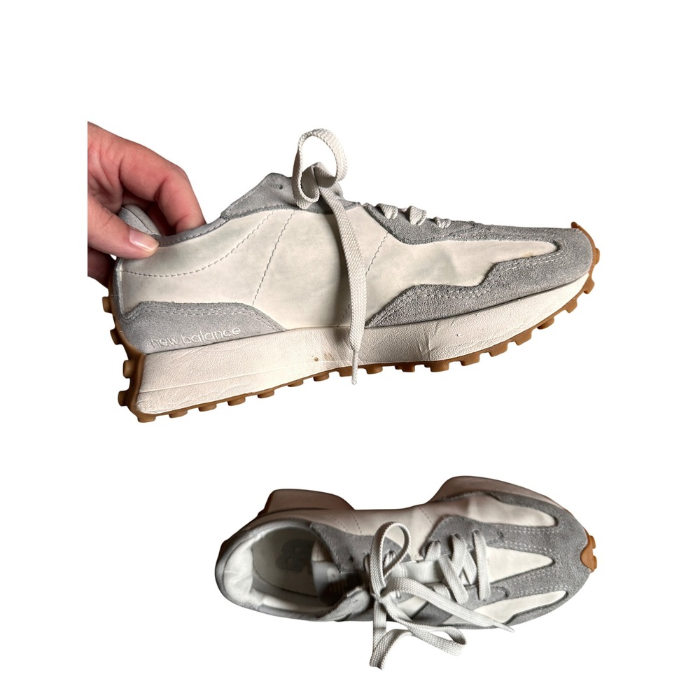 New Balance 327 Sneakers Womens 7.5 Raincloud Tennis Shoes Sporty Athleisure - Picture 6 of 10
